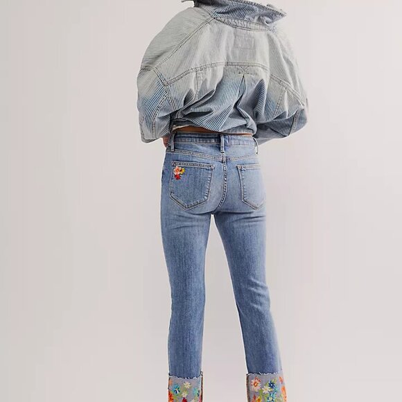 NWT: Free PeopleXDriftwood Colette Skinny Jeans Sizes 24 and 25 - Picture 3 of 8